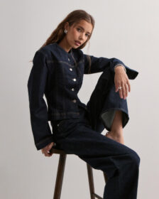 Gina Tricot Sininen – Tailored denim jacket