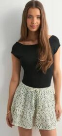 Gina Tricot Valkoinen – Mini skirt
