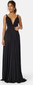 Goddiva Multi Tie Maxi Dress