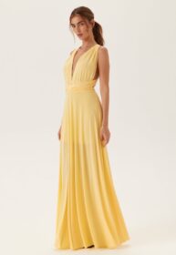Goddiva Multi Tie Maxi Dress
