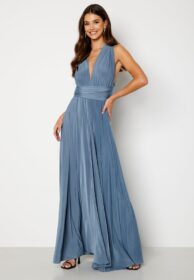 Goddiva Multi Tie Maxi Dress