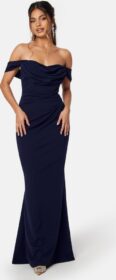 Goddiva Off Shoulder Maxi Dress