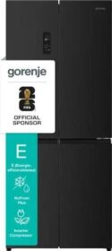 Gorenje NRM819E61BX Vapaasti seisova Monikäyttöovi Musta 4 ovi(a) LED R600a
