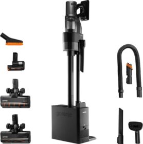 Gorenje SVC296749NEBL 2-in-1-varsi-imuri Pussiton Puuhiili 06 L Suorakulmainen Muovi