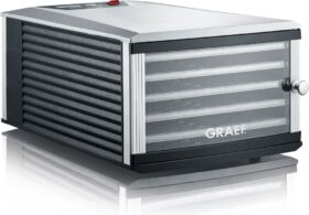 Graef Graef DA506 Dehydrator sienikuivain 6 tarjotinta Musta-harmaa