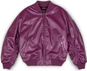 Grimey Iam Pu Leather Bomber-takki