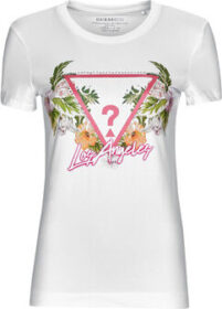 Guess Lyhythihainen t-paita Guess  SS CN TRIANGLE FLOWERS TEE  EU XS