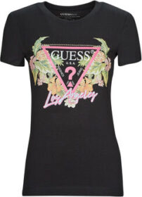 Guess Lyhythihainen t-paita Guess  SS CN TRIANGLE FLOWERS TEE  EU XS