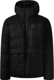 Haglöfs Riksgränsen Down 850 II Hood Men True Black – S