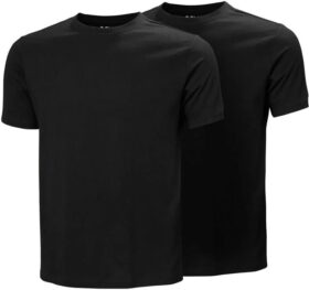 Helly Hansen 2-Pack Hh Cotton T-Shirt Black – 2XL