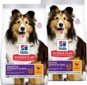 Hill’s Science Plan Sensitive Stomach & Skin Medium Chicken 2 x 14kg