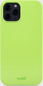 Holdit Suojakuoret – Acid Green – Silicone Case iPhone 12/12Pro – Tekniset asusteet