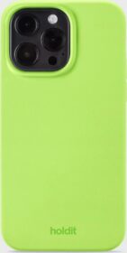 Holdit Suojakuoret – Acid Green – Silicone Case iPhone 14 ProMax – Tekniset asusteet
