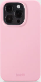Holdit Vaaleanpunainen – Silicone Case iPhone 15 Pro