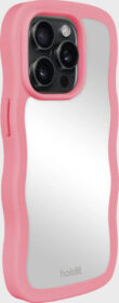 Holdit Vaaleanpunainen – Wavy Case iPhone 15 Pro