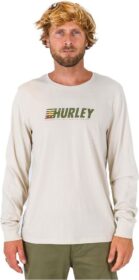 Hurley Evd Explore Expolation Long Sleeve T-shirt Beige S Mies
