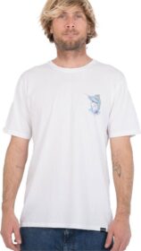 Hurley Evd Wash Trippy Fish Short Sleeve T-shirt Valkoinen S Mies