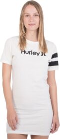 Hurley Oceancare One&only Short Sleeve Short Dress Valkoinen S Nainen