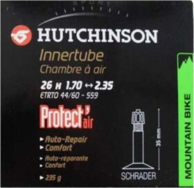 Hutchinson Protectair Schrader 32 Mm Mtb Inner Tube Musta 26´´ / 1.70-2.35