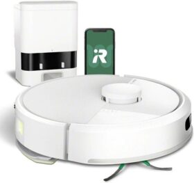 iRobot Roomba 105 Combo+ Robottipölynimuri lattianpesuaineella – Valkoinen