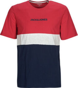 Jack & Jones Lyhythihainen t-paita Jack & Jones  JJEREID BLOCKING TEE SS  EU S