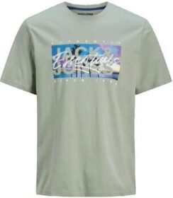 Jack & Jones Lyhythihainen t-paita Jack & Jones  T-shirt Jack   Jones Colton Photoprint vert  EU S