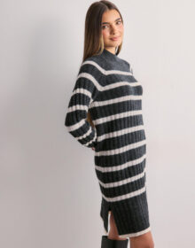 JDY Harmaa – Jdymiley L/S Hn Stripe Dress Knt