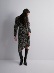 JDY JdY – Pitkähihaiset mekot – Black Tapioca Stone – Jdycamille L/S Shirt Dress Wvn – Mekot – Long sleeved dresses
