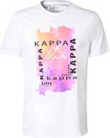 Kappa Emiro Tbar Short Sleeve T-shirt Valkoinen S Mies