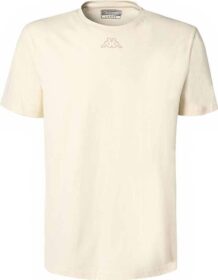 Kappa Faccia Life Short Sleeve T-shirt Beige XL Mies