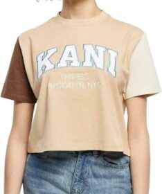 Karl Kani Lyhythihainen t-paita Karl Kani  Serif Crop Block  EU S