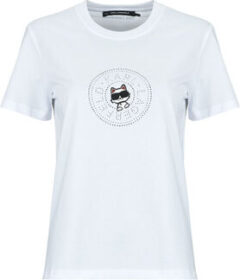Karl Lagerfeld Lyhythihainen t-paita Karl Lagerfeld  IKON RS CIRCLE T-SHIRT  EU XS