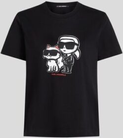 Karl Lagerfeld Lyhythihainen t-paita Karl Lagerfeld  Ikon Sketch Duo T-shirt  EU S