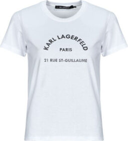 Karl Lagerfeld Lyhythihainen t-paita Karl Lagerfeld  RSG GLITTER PETITE T-SHIRT  EU M