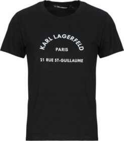 Karl Lagerfeld Lyhythihainen t-paita Karl Lagerfeld  RSG GLITTER PETITE T-SHIRT  EU S