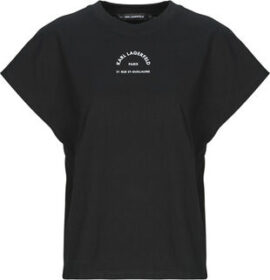 Karl Lagerfeld Lyhythihainen t-paita Karl Lagerfeld  RSG GLITTER RELAXED T-SHIRT  EU L