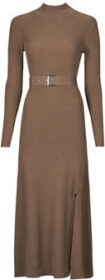Karl Lagerfeld Pitkä mekko Karl Lagerfeld  LSLV BUCKLE BELT KNIT DRESS  EU S