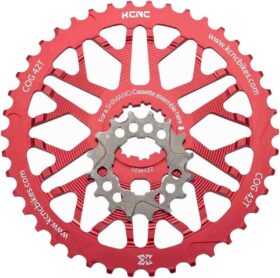 Kcnc Expander Sprocket And Cog Kit Chainring Punainen 36/11t