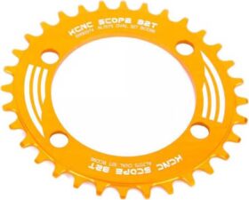 Kcnc Mtb Scope 104 Bcd Oval Chainring Keltainen 32t