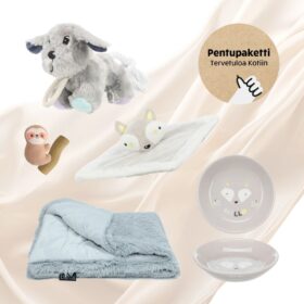 Koiratarvike Haukkula Pentupaketti – Tervetuloa Kotiin harmaa