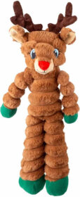 Kong Holiday Shakers Crumples Reindeer – Vinkuva jouluporon pehmolelu