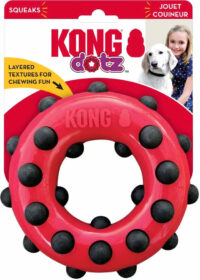 Kong Original Kong Dotz Circle – Rengasmuotoinen purulelu L