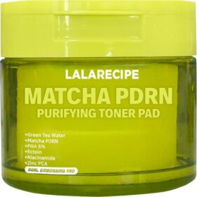 LALARECIPE Matcha Pdrn Purifying Toner Pad