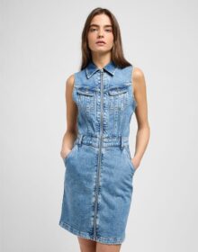 Lee Unionall Hihaton Lyhyt Mekko Kunnostettu