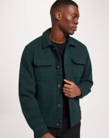 Les Deux Nash 2.0 Wool Hybrid Jacket Syys- & Kevättakit Pine