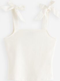 Lindex Hihaton yläosa, jossa on rusetit.