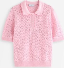 Lindex Kuvioneulottu lyhythihainen paita