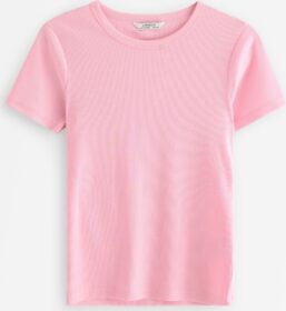 Lindex Lyhythihainen ribattu paita