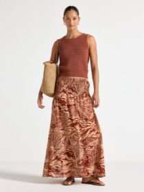 Lindex Maksihame jossa rypytetty vyötärö