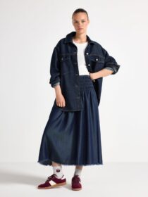 Lindex Midi hame jossa denim-tyyli